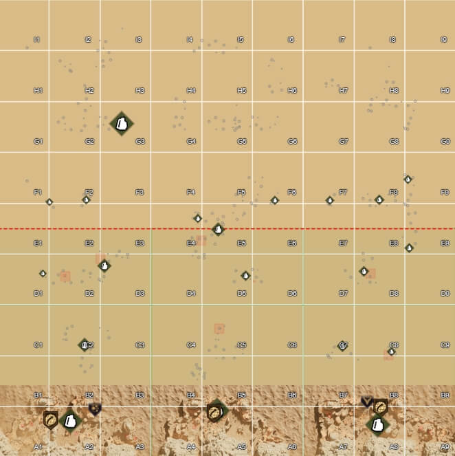 Deep Desert Basalt Stone Location July 23 - July 30 2025